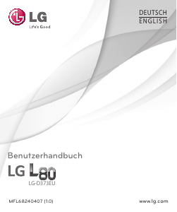 Manual LG D373 L80 Mobile Phone