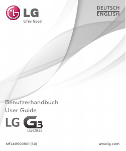 Manual LG D855 G3 Mobile Phone