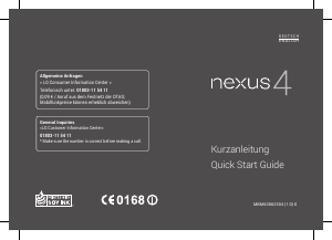 Bruksanvisning LG E960 Nexus 4 Mobiltelefon