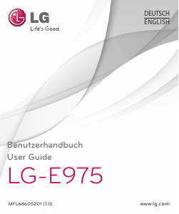Manual LG E975 Optimus G Mobile Phone