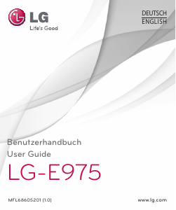 Bruksanvisning LG E975 Optimus G Mobiltelefon