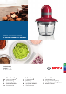 Brugsanvisning Bosch MMR08A1 Minihakker