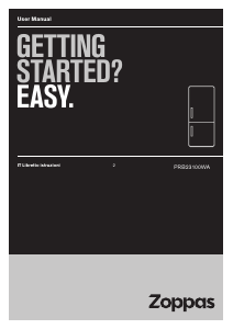 Manuale Zoppas PRB23100WA Frigorifero-congelatore