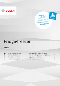 Manuale Bosch KIF86HD40 Frigorifero-congelatore