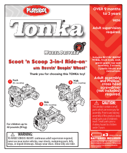 Handleiding Hasbro Tonka Scoot n Scoop