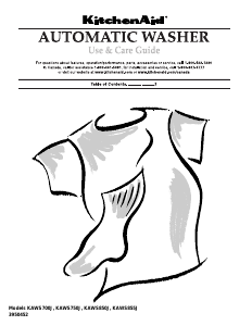 Manual KitchenAid KAWS850JQ1 Washing Machine