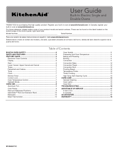 Manual KitchenAid KODE507EBL Oven