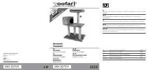 Handleiding Zoofari IAN 307211 Krabpaal