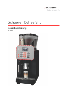 Bedienungsanleitung Schaerer Coffee Vito Kaffeemaschine