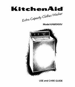 Bruksanvisning KitchenAid KAWE450VAL0 Tvättmaskin