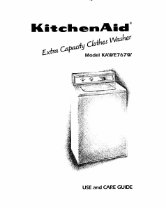 Bruksanvisning KitchenAid KAWE767WAL0 Tvättmaskin