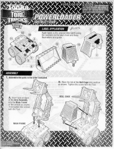 Handleiding Hasbro Tonka Cool Tools Powerloader