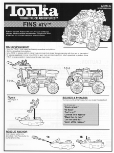 Handleiding Hasbro Tonka Fins ATV