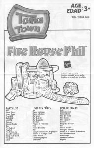 Handleiding Hasbro Tonka Town Fire House Phil