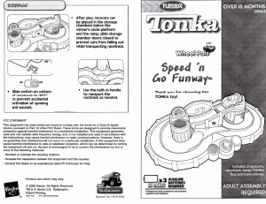 Handleiding Hasbro Tonka Wheel Pals Speed n Go Funway