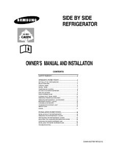 Handleiding Samsung RS24FANS Koel-vries combinatie
