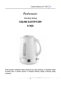 Instrukcja Rohnson R-7025 Czajnik