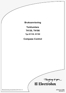 Bruksanvisning Electrolux T4190 Torktumlare