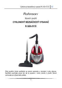 Manuál Rohnson R-142n ECO Vysavač