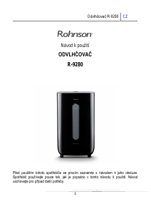 Manuál Rohnson R-9280 Vysoušeč