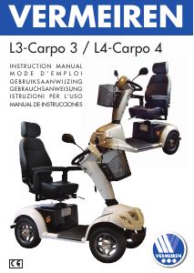 Manual Vermeiren Carpo 3 Mobility Scooter