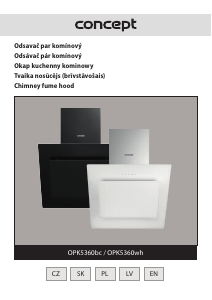 Manuál Concept OPK5360WH Odsavač par