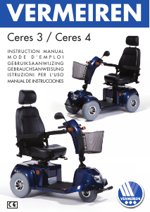 Manual Vermeiren Ceres 4 Mobility Scooter