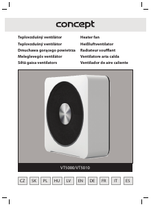 Bedienungsanleitung Concept VT5000 Ventilator