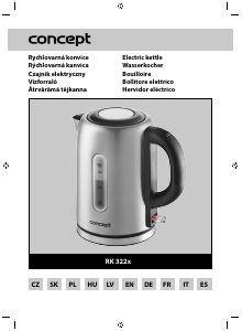 Bruksanvisning Concept RK3220 Vattenkokare