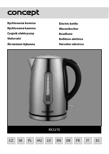 Manual Concept RK3270 Kettle