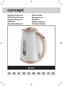 Bruksanvisning Concept RK2332 Vattenkokare
