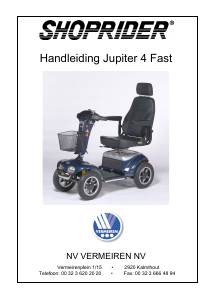 Handleiding Vermeiren Jupiter 4 Fast Scootmobiel