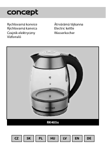 Bruksanvisning Concept RK4050 Vattenkokare