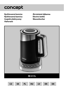 Bruksanvisning Concept RK3171 Vattenkokare
