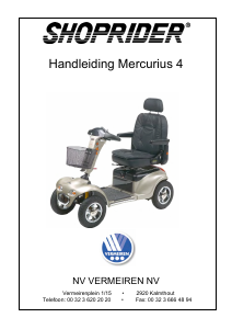 Handleiding Vermeiren Mercurius 4 Scootmobiel