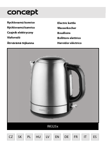 Manual Concept RK3250 Kettle