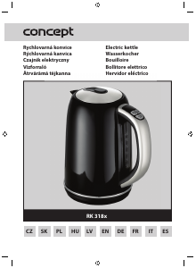 Bruksanvisning Concept RK3182 Vattenkokare