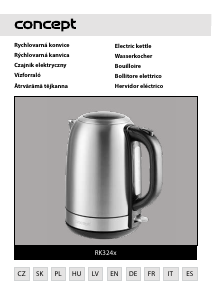 Bruksanvisning Concept RK3241 Vattenkokare