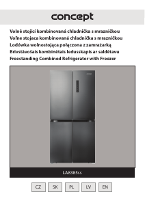 Manual Concept LA8385SS Fridge-Freezer