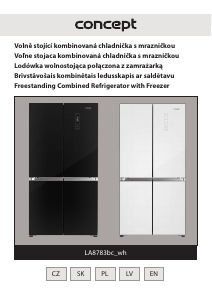Manual Concept LA8783WH Fridge-Freezer