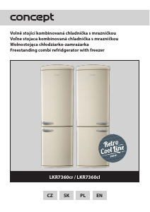 Manual Concept LKR7360CR Fridge-Freezer