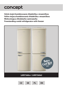 Bruksanvisning Concept LKR7360CR Kyl-frys