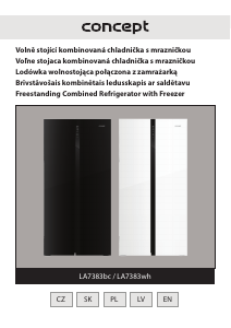 Manual Concept LA7383BC Fridge-Freezer