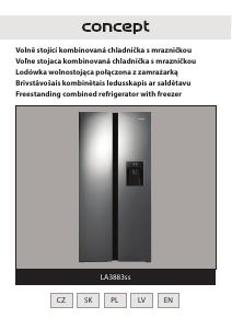 Manual Concept LA3883SS Fridge-Freezer