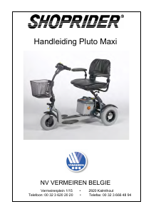 Handleiding Vermeiren Pluto Maxi Scootmobiel