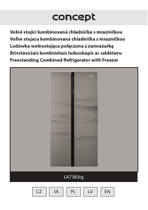 Manual Concept LA7383RG Fridge-Freezer
