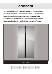 Manual Concept LA7591IG Fridge-Freezer