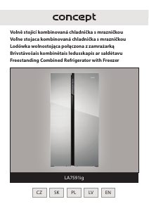 Rokasgrāmata Concept LA7591IG Ledusskapis ar saldētavu