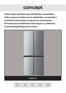 Manual Concept LA8983SS Fridge-Freezer