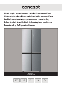 Instrukcja Concept LA8983SS Lodówko-zamrażarka
